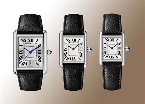 cartier tank must vs solo|cartier tank size comparison.